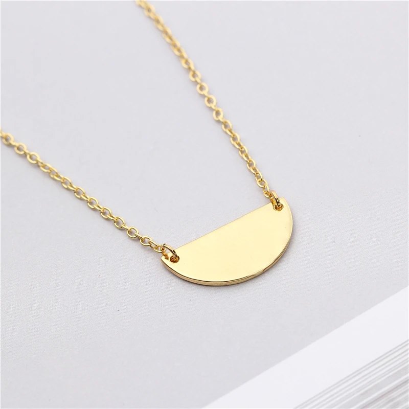 2017 оптовая продажа новый дизайн подвеска в форме половины Луны ожерелье с