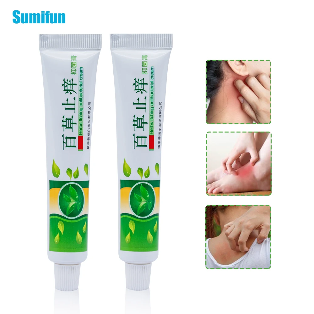 Sumifun, 1 шт., анти-мазь против зуда, экзема, псориаз, крем, дерматит, традиционный китайский травяной медицинский пластырь P1031
