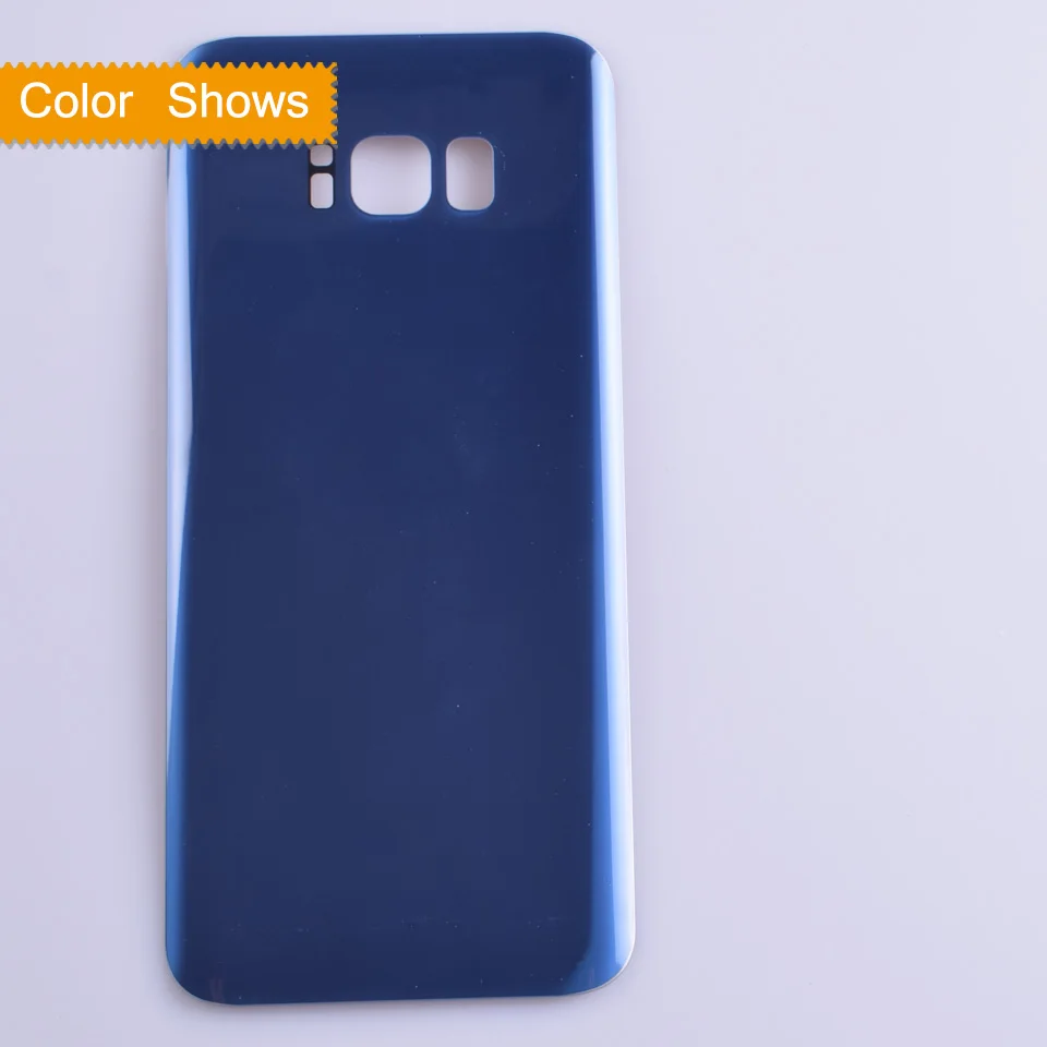 blue 10 шт./лот для samsung Galaxy S8+ Plus G955 G955F SM-G955F корпус крышка батареи задняя крышка чехол Задняя Дверь Корпус Шасси - Цвет: blue