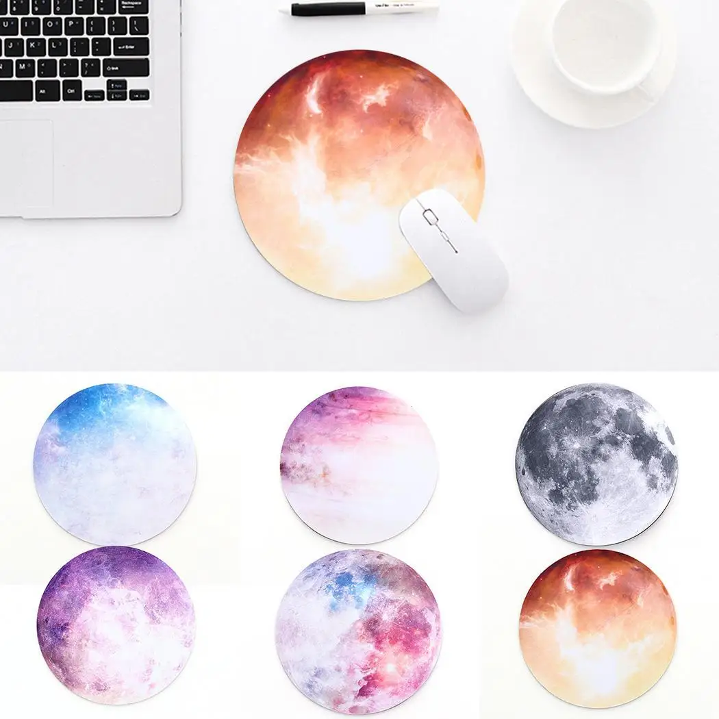 Planet Series коврик для мыши мягкий круглый ноутбук компьютерный резиновый домашний