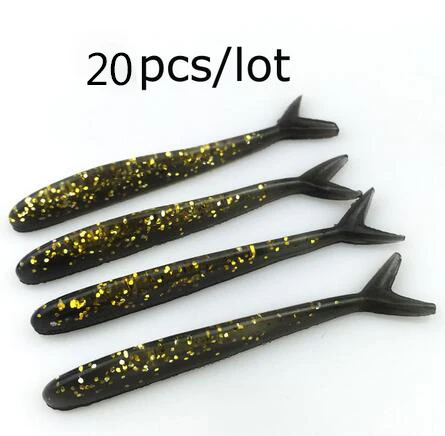C4 20 штук, мягкие приманки для рыбалки, 6,5 см, 1,3 г, приманка, аксессуары для карпа, рыболовные снасти, китайский набор, пластиковые силиконовые, Isca, искусственные, Topwater - Цвет: C4