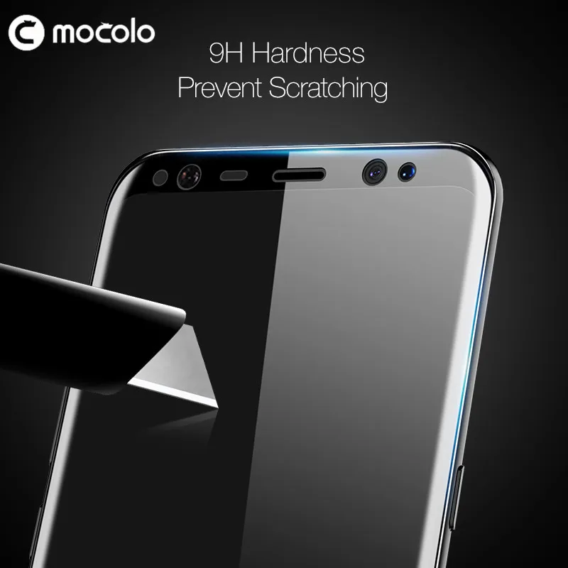 3D изогнутое полноэкранное закаленное стекло mocolo для Samsung Galaxy S8 Защитное samsung Plus