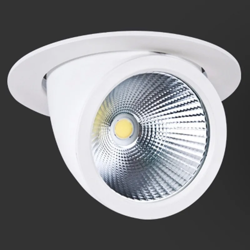 12 шт./лот 35 Вт 45 светодиодный trunk light 110 В 220 свет gimbal COB светильник однажды лампа