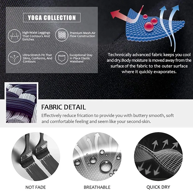 Тонкие женские штаны для йоги фитнес лосины с высокой талией и принтом