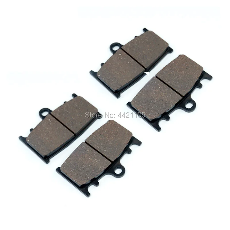 

2 пары передних тормозных колодок для Suzuki RGV250 Gamma 1988-1990 GSF400 GSF400V Bandit 1995-1997 GSR400 2006-2017 GSXR400 1988-1999