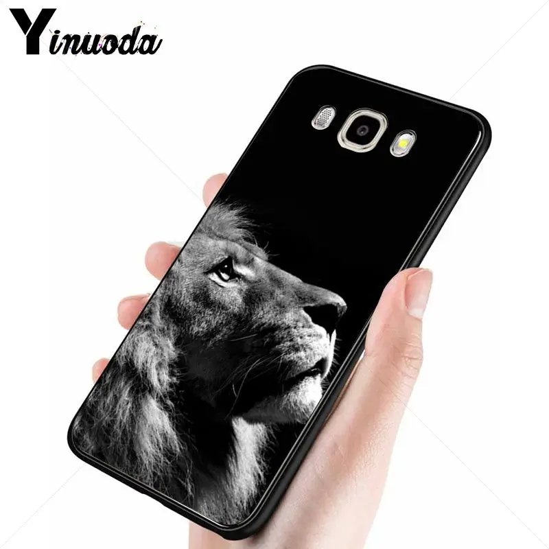 Yinuoda ASLAN LION THE CHRONICLES черный мягкий силиконовый чехол для телефона Samsung Galaxy j6plus j7 prime
