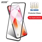 Полное покрытие, закаленное стекло для iphone 6 6S 7 8 Plus X XS Max XR, подходит для 5D экрана, закаленное покрытие на кромке I6 I7 I8