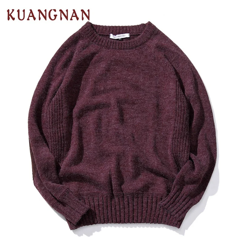 KUANGNAN, вязаный мужской свитер с кроликом, мужской пуловер, 5XL, Рождественский свитер, Мужская зимняя одежда, пуловер, мужской свитер, пэчворк