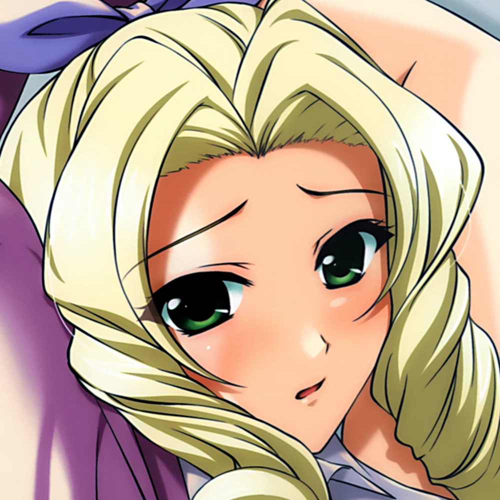 Наволочка для подушки с персонажами аниме и девушкой дакимакура|Наволочка| |