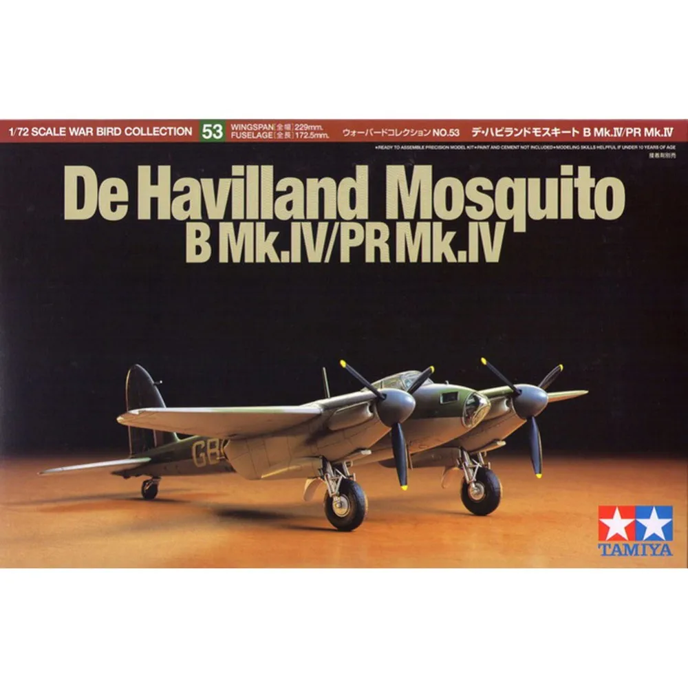Tamiya 60753 1/72 B Mk IV/PR IV De Havilland сборка модели ВВС комплекты для строительства oh rc