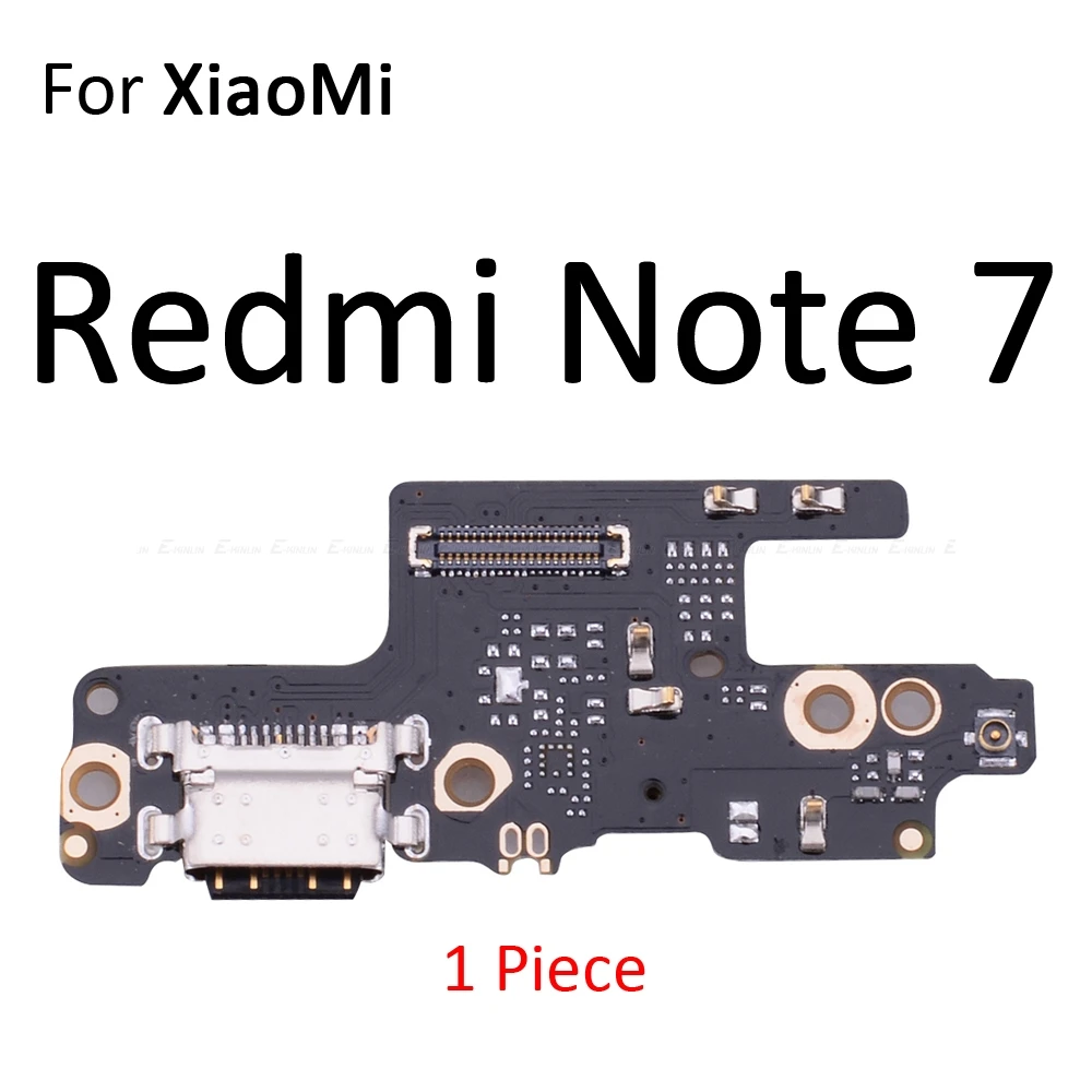 Соединительная плата для зарядки, гибкий кабель с микрофоном для XiaoMi PocoPhone F1 Redmi Note 7 6 5 Pro Plus 7A 6A S2