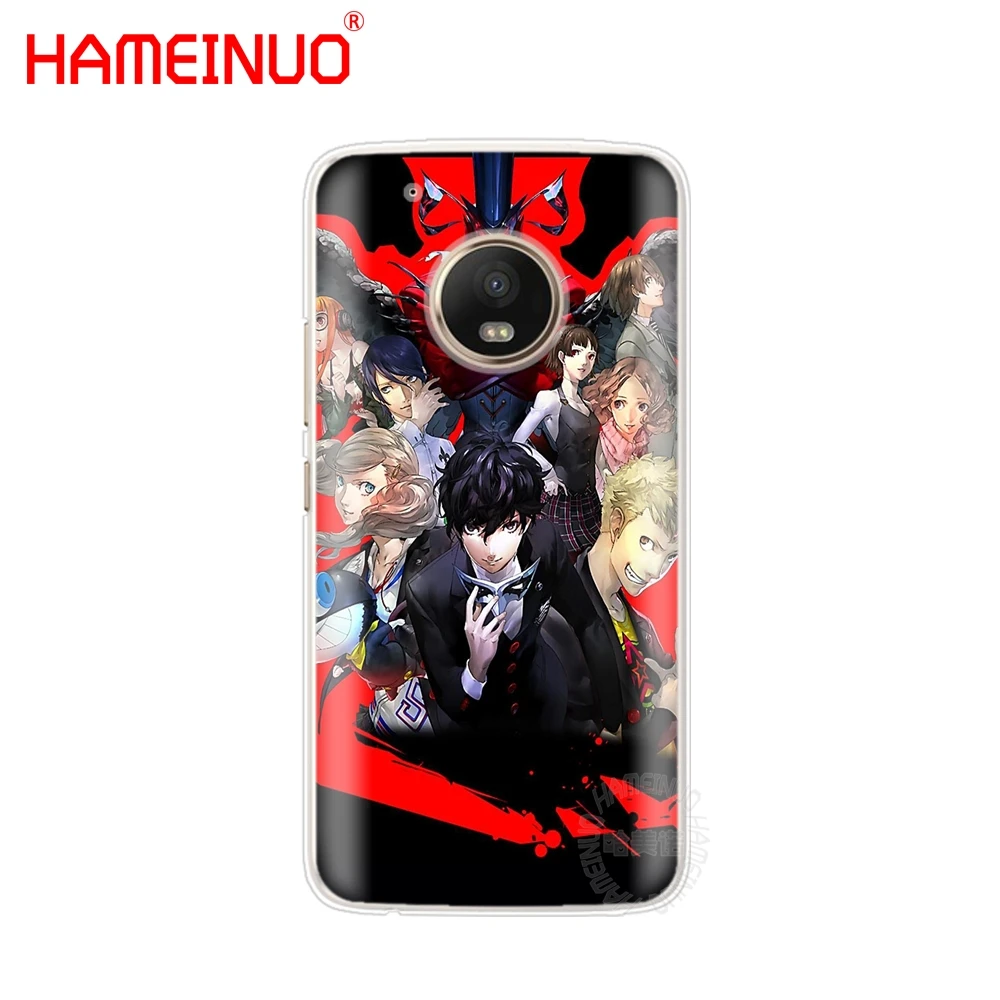 Чехол HAMEINUO Persona 5 для телефона Motorola Moto X4 E4 C G6 G5 G5S G4 Z2 Z3 PLAY PLUS|Бамперы| |