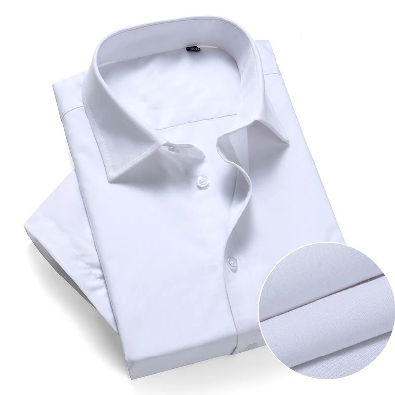 Мужская рубашка с коротким рукавом, большой размер 10XL 11XL 12XL 13XL 14XL, деловая офисная удобная летняя белая рубашка с отворотом 8XL 9XL