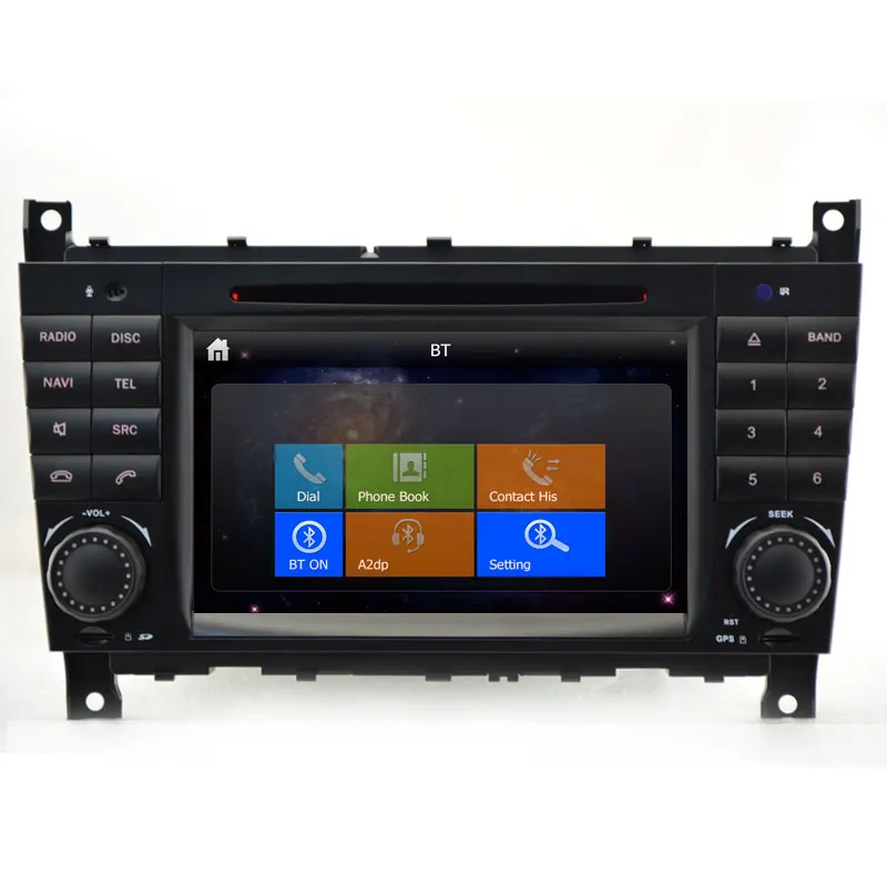 Автомобильный стерео dvd-плеер для Mercedes/Benz C Class W203 2004-2007 c200 C230 C240 C320 C350 CLK W209 2005 с GPS