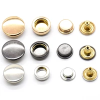 100 sets brass snap fasteners clothing accessories sewing snaps tools environmentally invisible snap high quality jacket buttons