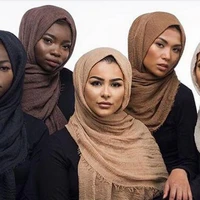 100190cm bubble plain scarfcotton scarf fringes women soft solid hijab popular muffler shawls big pashmina wrap hijab scarves