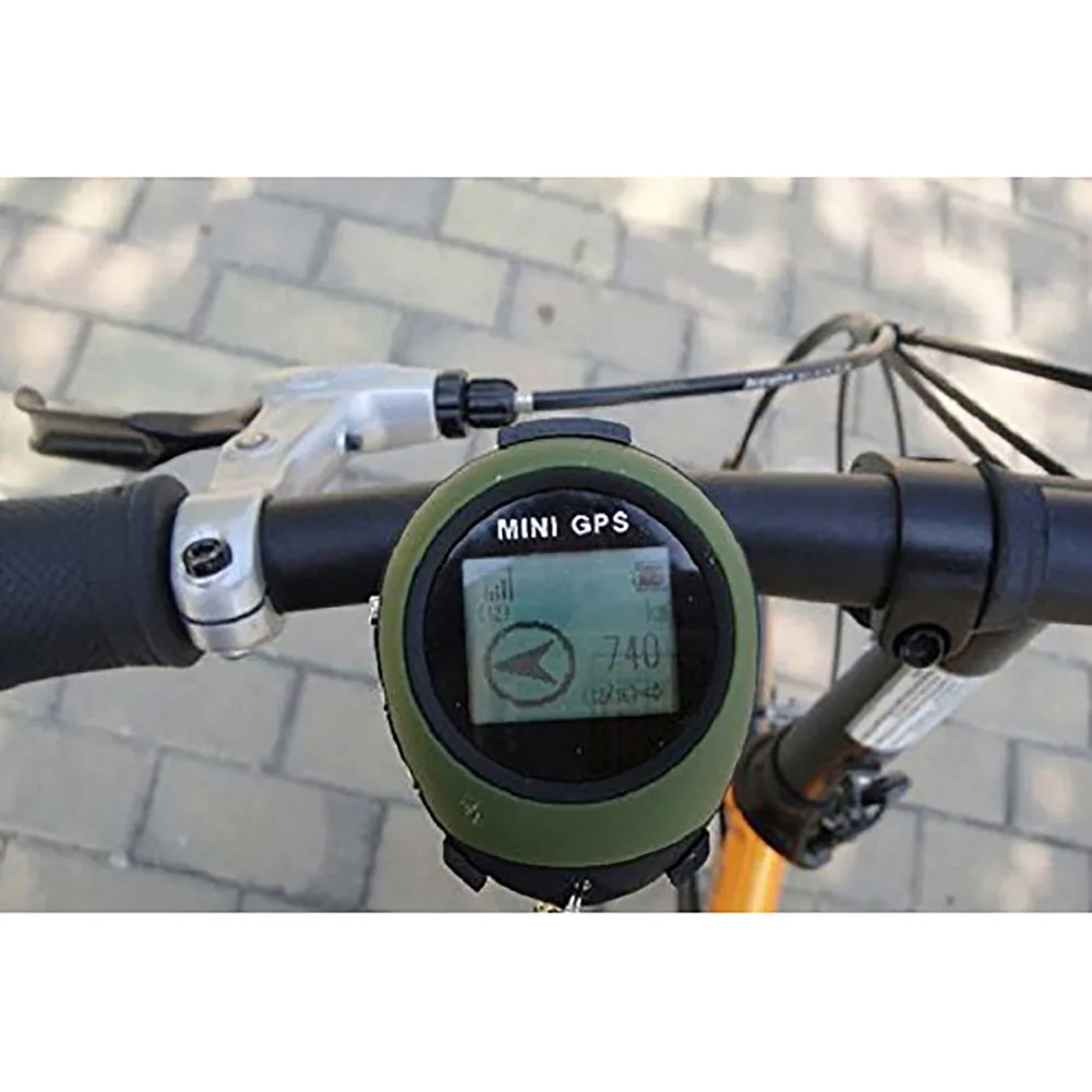 Портативный мини ручной gps навигационный приемник локатор с электронным компасом USB Перезаряжаемый для путешествий на открытом воздухе