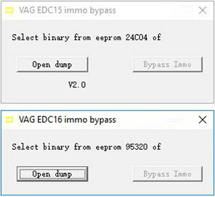 VAG EDC15 EDC16 Immo Off Bypass иммобилайзер для EEPROM 24C04 95320