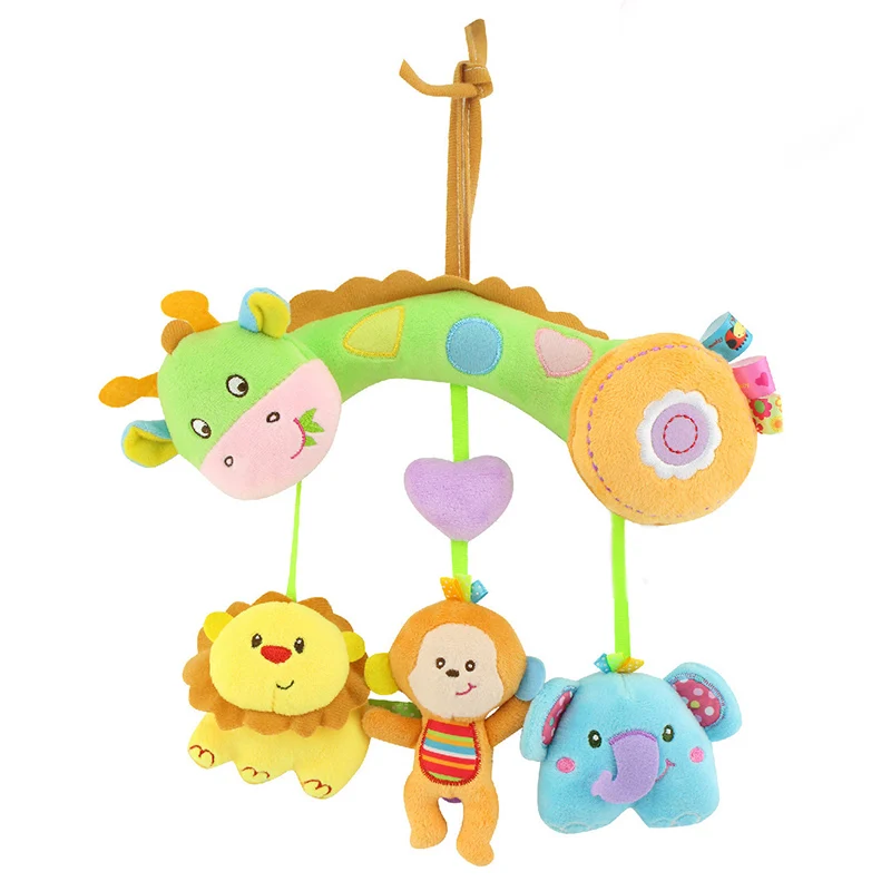 Новые детские игрушки для коляски кукла животное подвесные Прорезыватели
