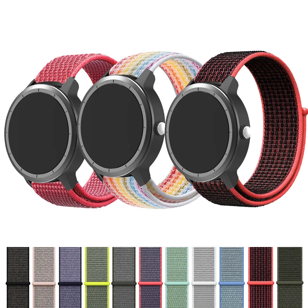 Тканый нейлоновый ремешок для Garmin Vivoactive3, сменный быстросъемный ремешок для Garmin Forerunner 645, ремешок для часов, браслет, ремень