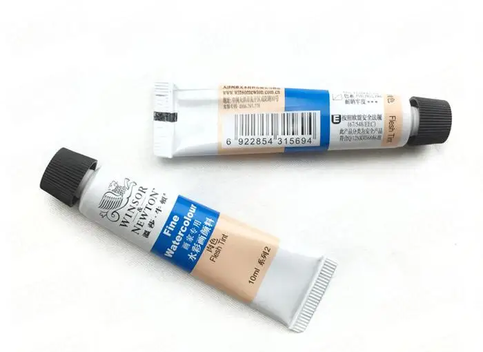Windsor Newton winsornewton Акварельная краска телесного цвета Однотрубная туба Акварельная акварель телесный цвет белый - Цвет: Flesh