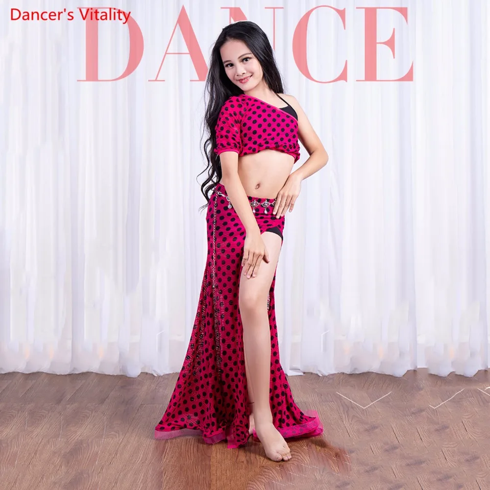 Детский танцевальный костюм для танца живота 4 цвета | Тематическая одежда и