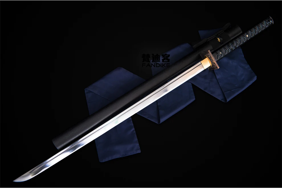 Japanese Ninja Sword Steel Sharp Blade Straight FULL TANG Sword Carbon steel Full Tang Samurai Katana