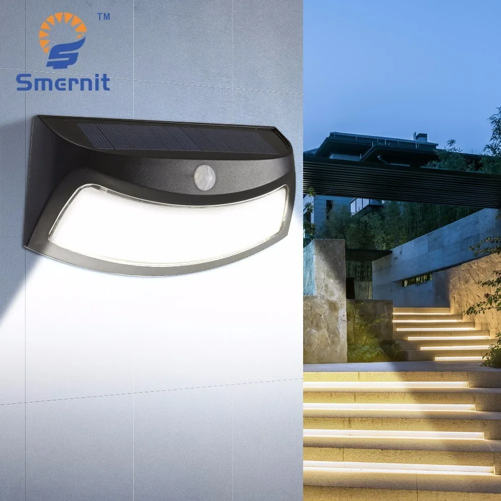6 Pieces Garden Solar Power Light Motion Sensor Wall LED Waterproof Outdoor Lights Lamp Night Path Lighting | Лампы и освещение