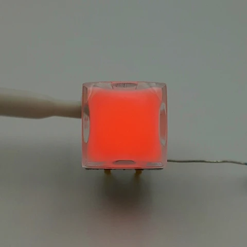 Красный Honyone TS26 серия квадрат с светодиодный Мгновенный SPST PCB Мини кнопочный тактовый переключатель - Цвет: Красный