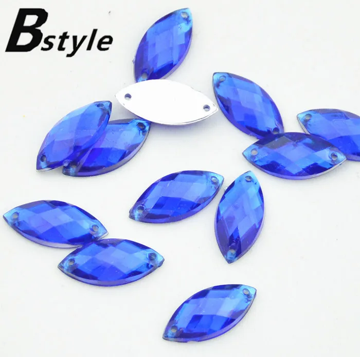 Разноцветные акриловые стразы разных размеров 300 шт. 13 стилей Пришивные