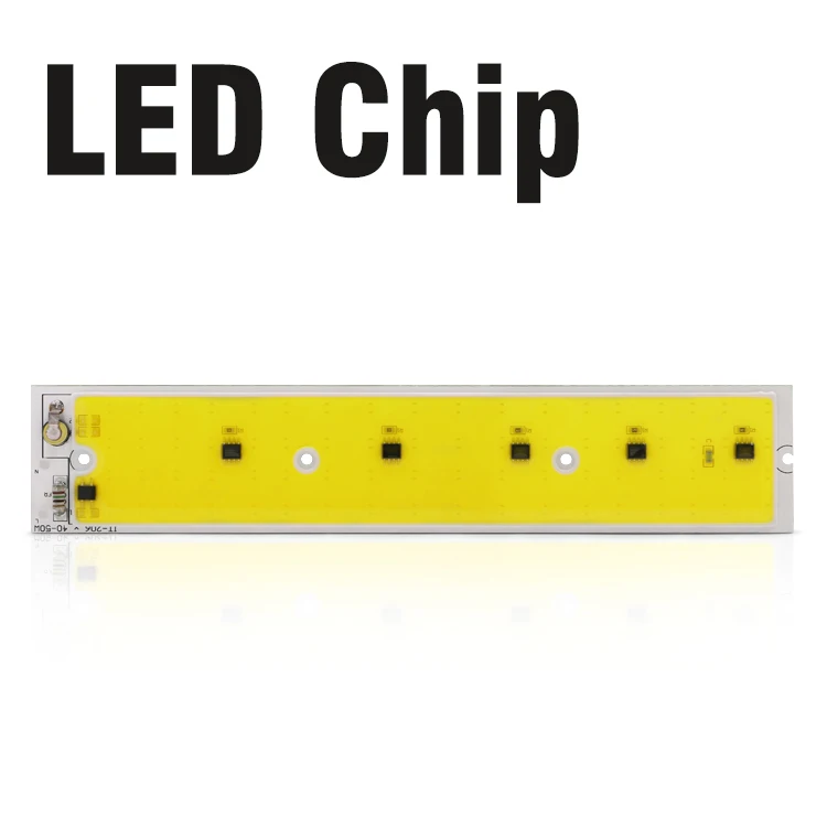 LED Chip EnwYe 220 В Светодиодный прожектор Refletor 50 Вт 100 Вт COB простой прожектор светодиодный наружное освещение садовая лампа новейшая - Испускаемый цвет: LED Chip