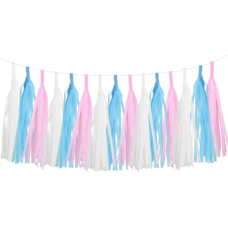 Пол раскрывает вечерние украшения мальчик или девочка баннер одноразовая посуда