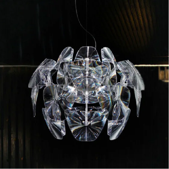 Современные креативные лазерные капельки прозрачные акриловые подвесные