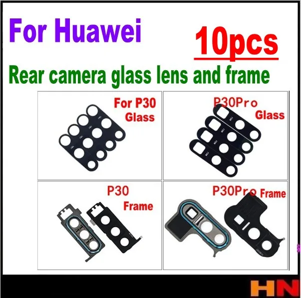 10 шт. оптовая продажа для HuaWei P30 pro P30pro корпус Розничная задняя камера стеклянная
