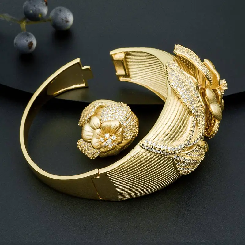 ModemAngel модный дизайн в форме цветка ювелирные изделия аксессуары браслет и кольцо