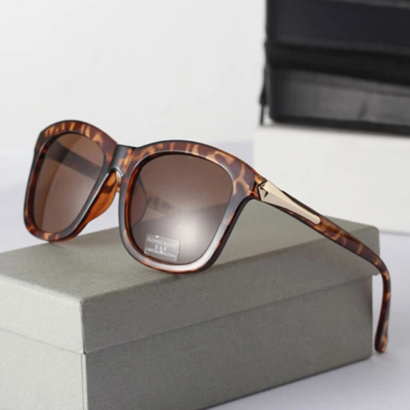 Винтажные Квадратные Солнцезащитные очки унисекс пластиковая оправа 4 вида