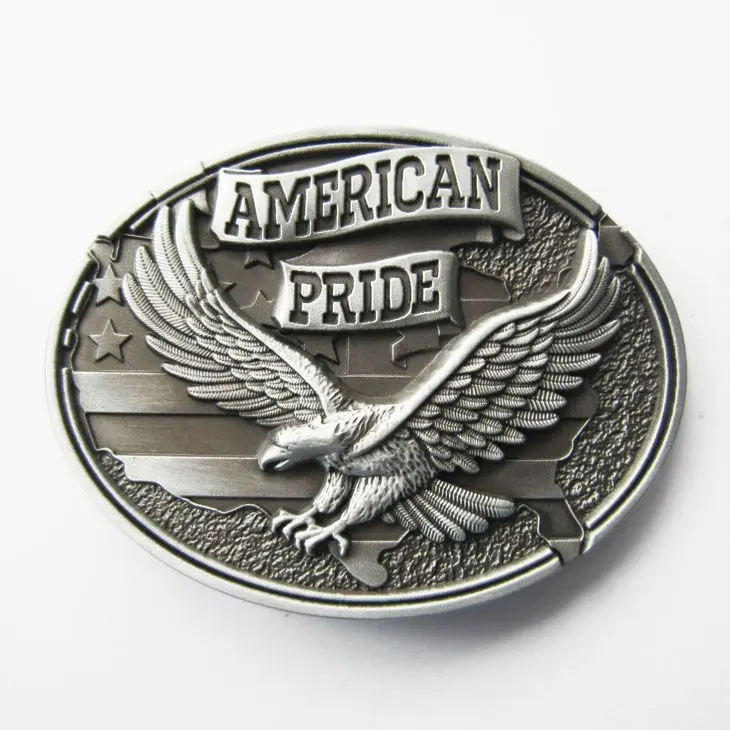 

New Oval Western American Pride Fly Eagle Vintage Belt Buckle Gurtelschnalle Boucle de ceinture