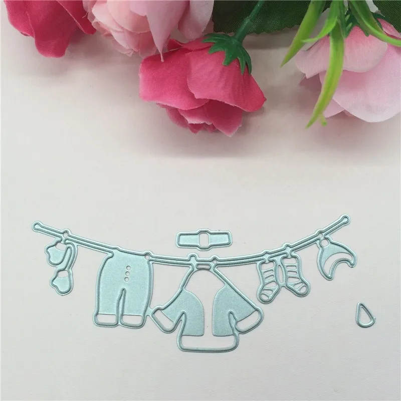 Рождество Санта Клаус одежда резки штампы Трафаретный Скрапбукинг альбом