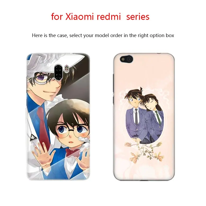 Аниме Детектив Конан мягкий чехол для Xiaomi Redmi 9a 7a 8a Примечание 10 9 8 7 Pro Max 10s 9s 8T Prime 9at