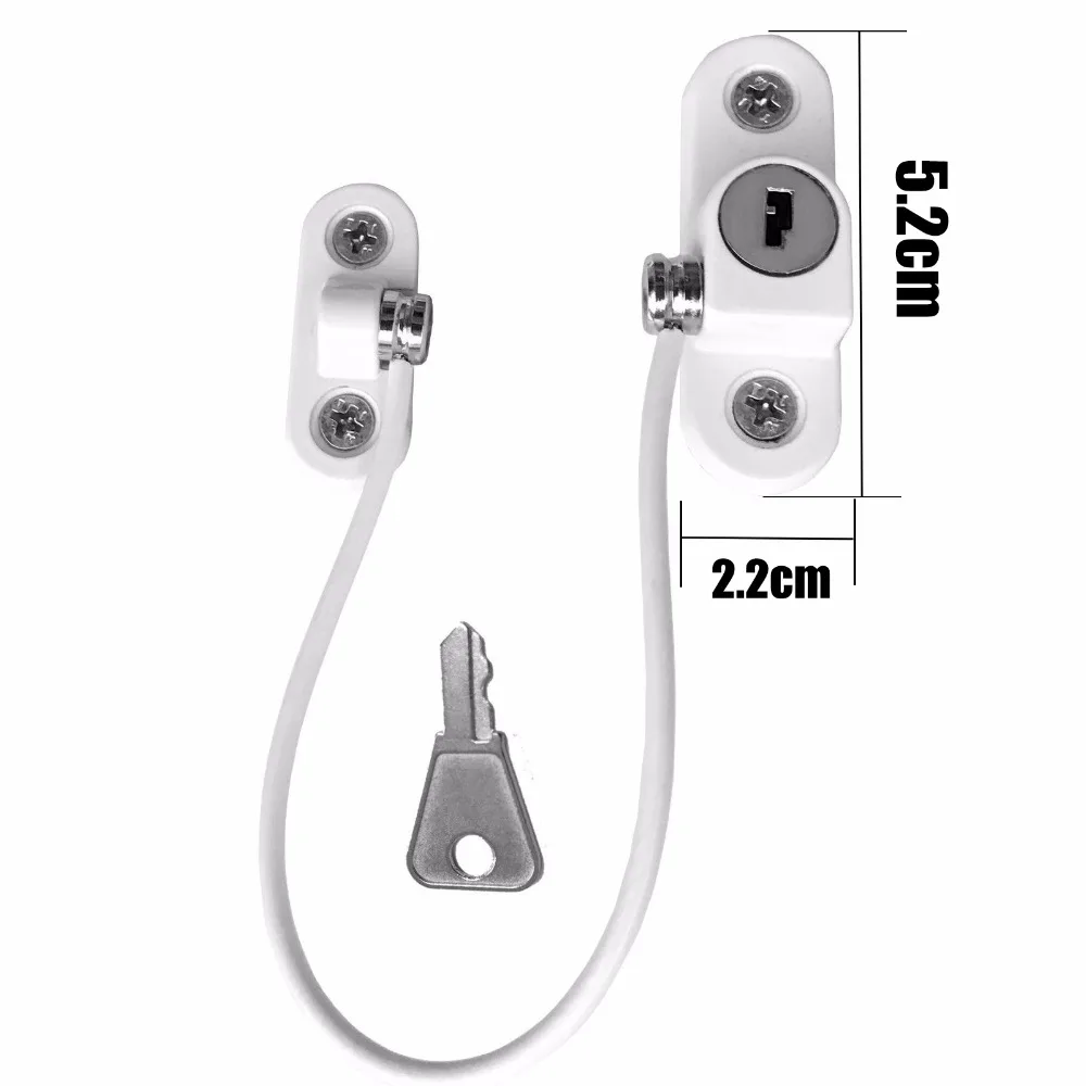 2 шт. Детская безопасность блокировка окна металлический корпус дверной