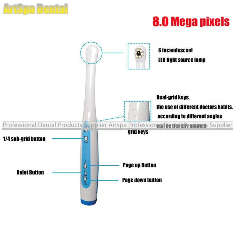 

8.0 Mega Pixels Built-in WIFI Transmission YF-1700M All-In-One Super Clear Intraoral Intra Oral Camera