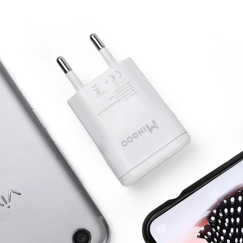 Зарядное устройство Mingoo J15 USB зарядное для мобильного телефона настенное EU