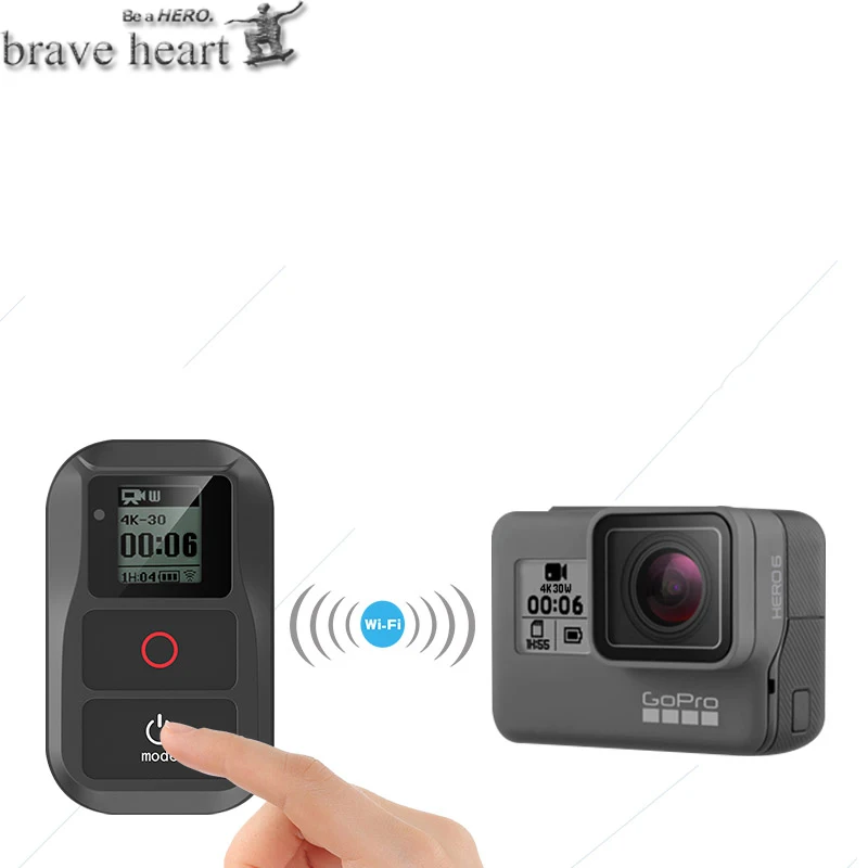Водонепроницаемый GoPro hero 7 wifi Пульт дистанционного управления для GoPro hero 7 6 5 4 3 Go Pro hero 5 session hero 7 аксессуары для камеры