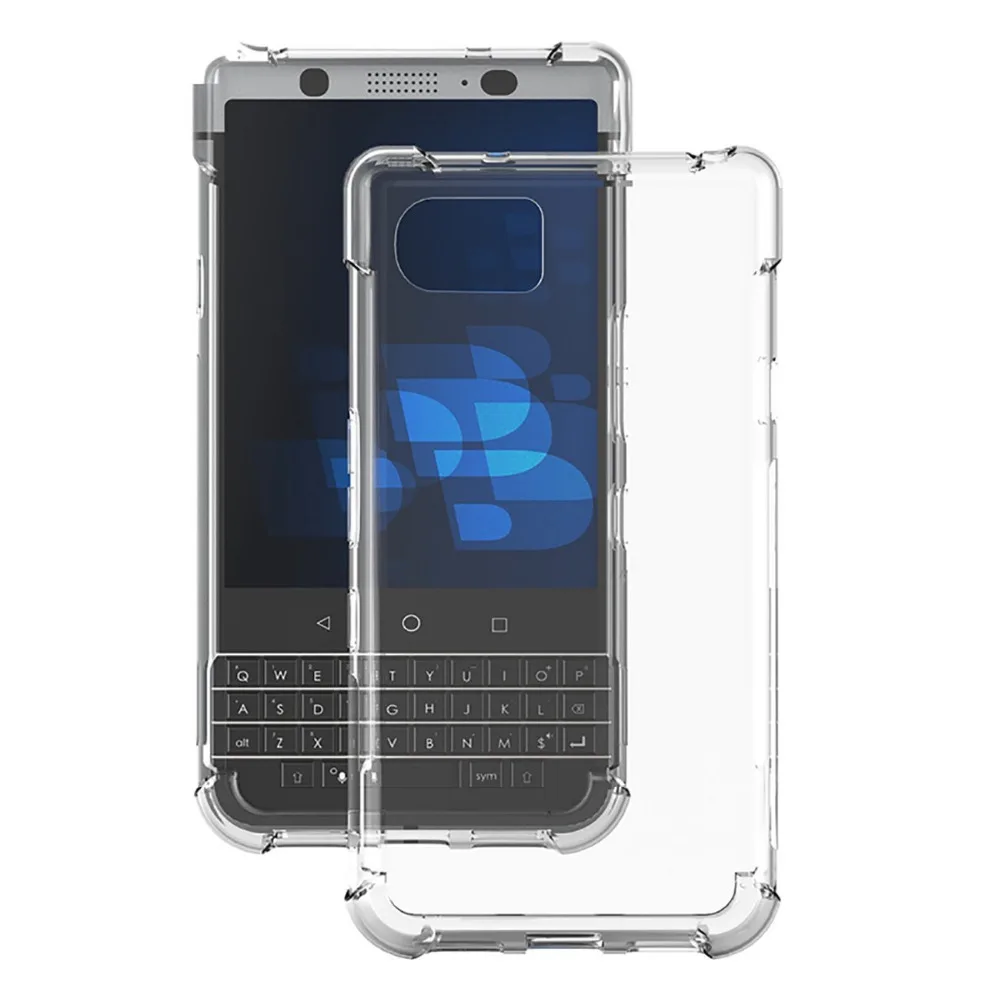 Прозрачный противоударный нескользящий гелевый Чехол из ТПУ для BlackBerry KEYone Mercury