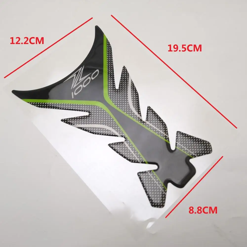 

100% Cotton Front Reservoir Tank Sleeve Socks + Tank Pad Sticker Fuel Tank Protection For Kawasaki Z1000 Z900 Z750 Z650