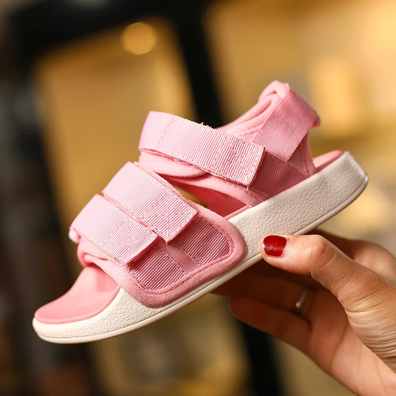 2019 летние детские сандалии для девушек мальчиков Нескользящая родительская