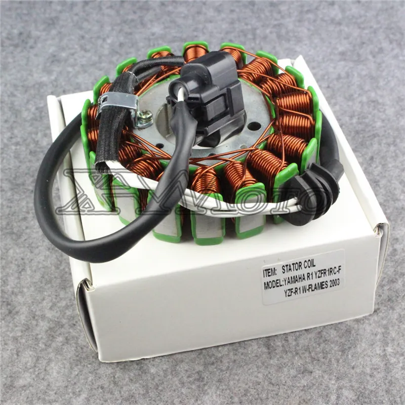 Катушка статора мотоцикла для YAMAHA R1 YZFR 1RC-F YZF-R1 2003 катушка зарядки генератора