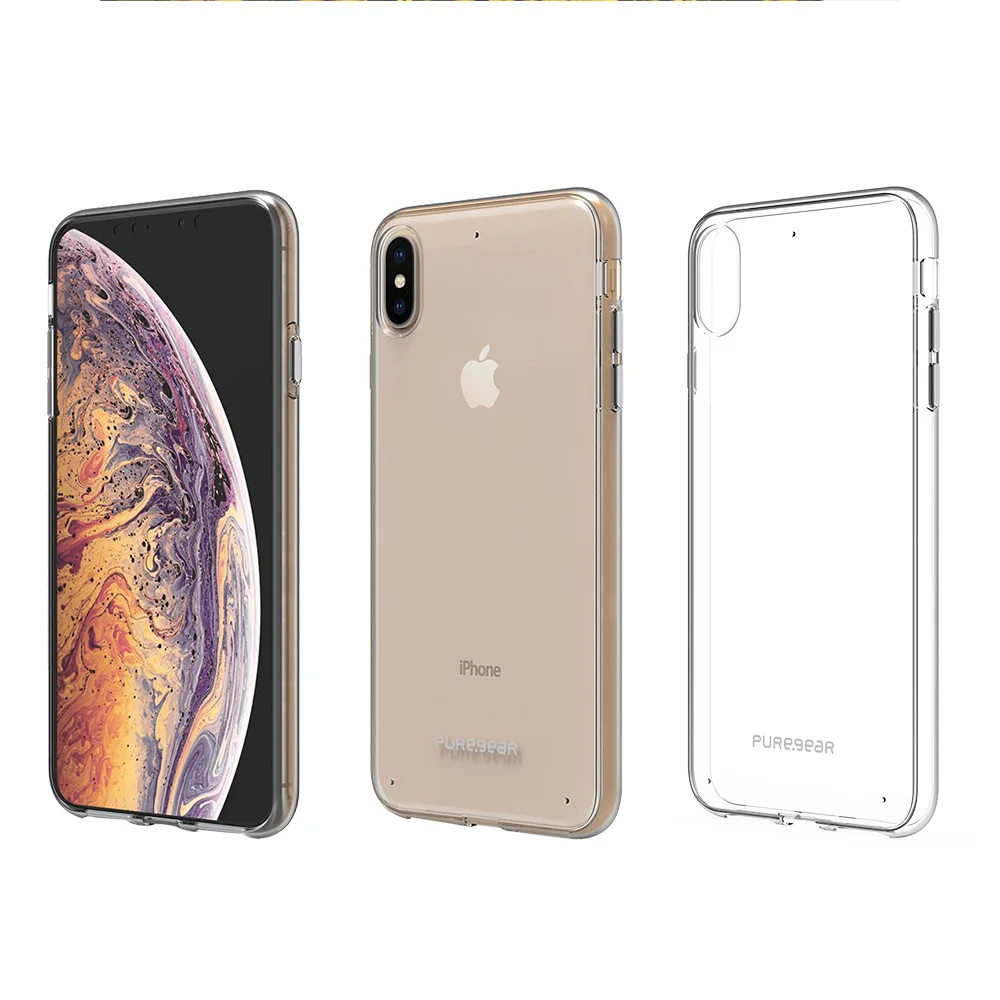 Puregear оригинальный тонкий прозрачный противоударный Прозрачный чехол для iPhone Xs Max