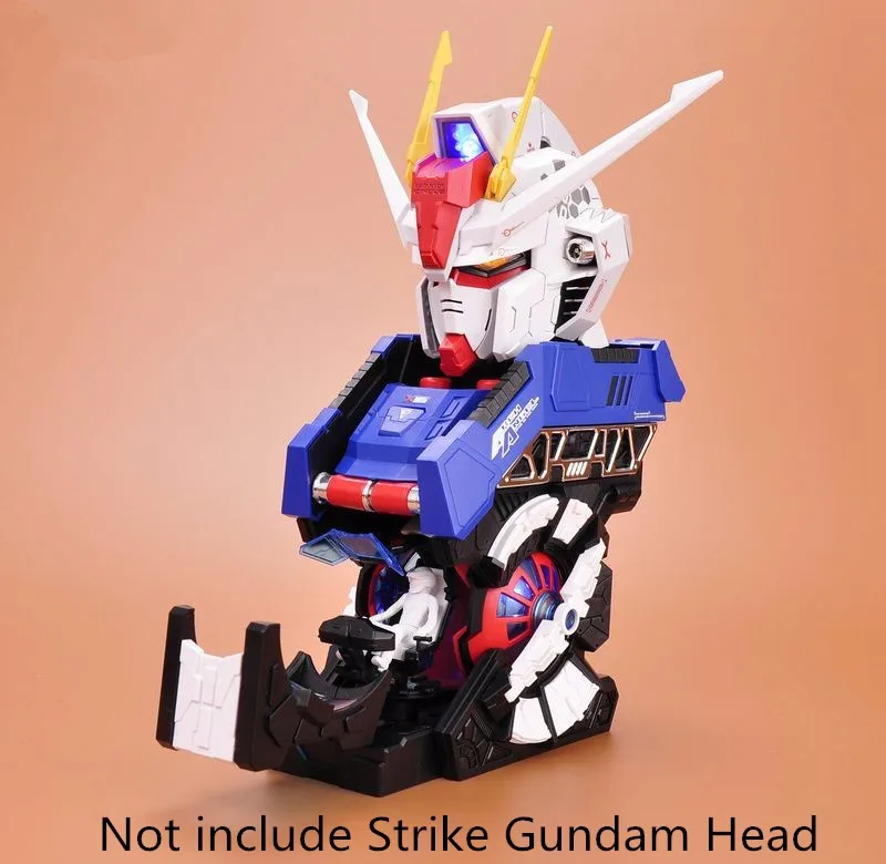 BTF модель 1/24 GAT-X 105 Strike Gundam большой головы бюст Портрет с светодиодный свет
