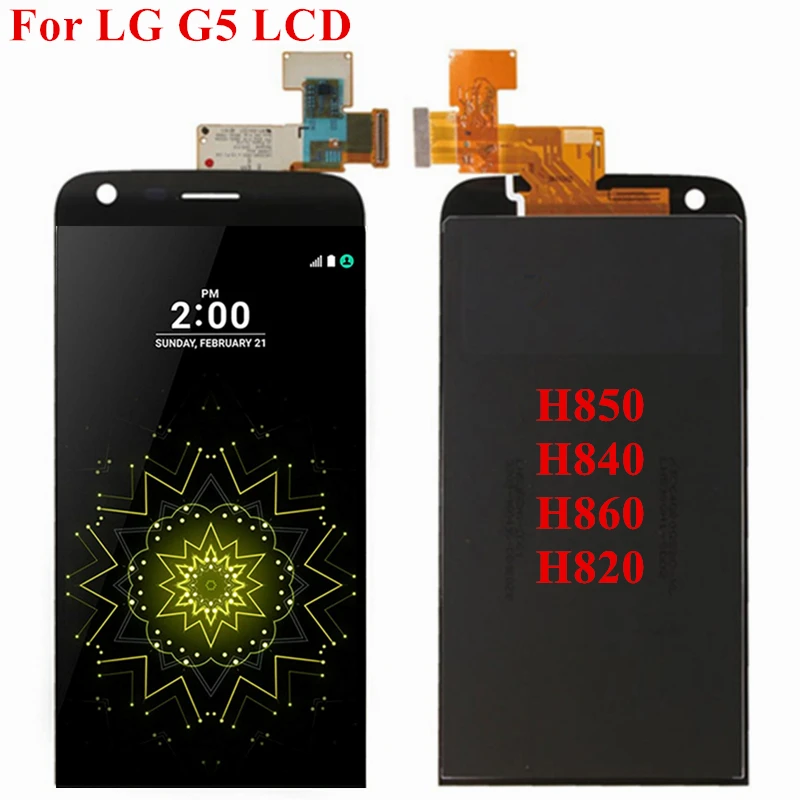 ЖК дисплей 5 3 дюйма для LG G5 H830 H840 H850 H868 H845 H860 сенсорный экран с рамкой и